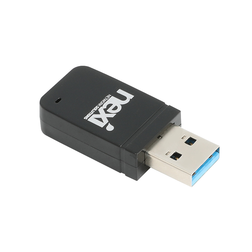 넥시 무선랜카드 USB3.0 듀얼밴드 USB 11ac 내장안테나 WiFi 보안 노트북 PC