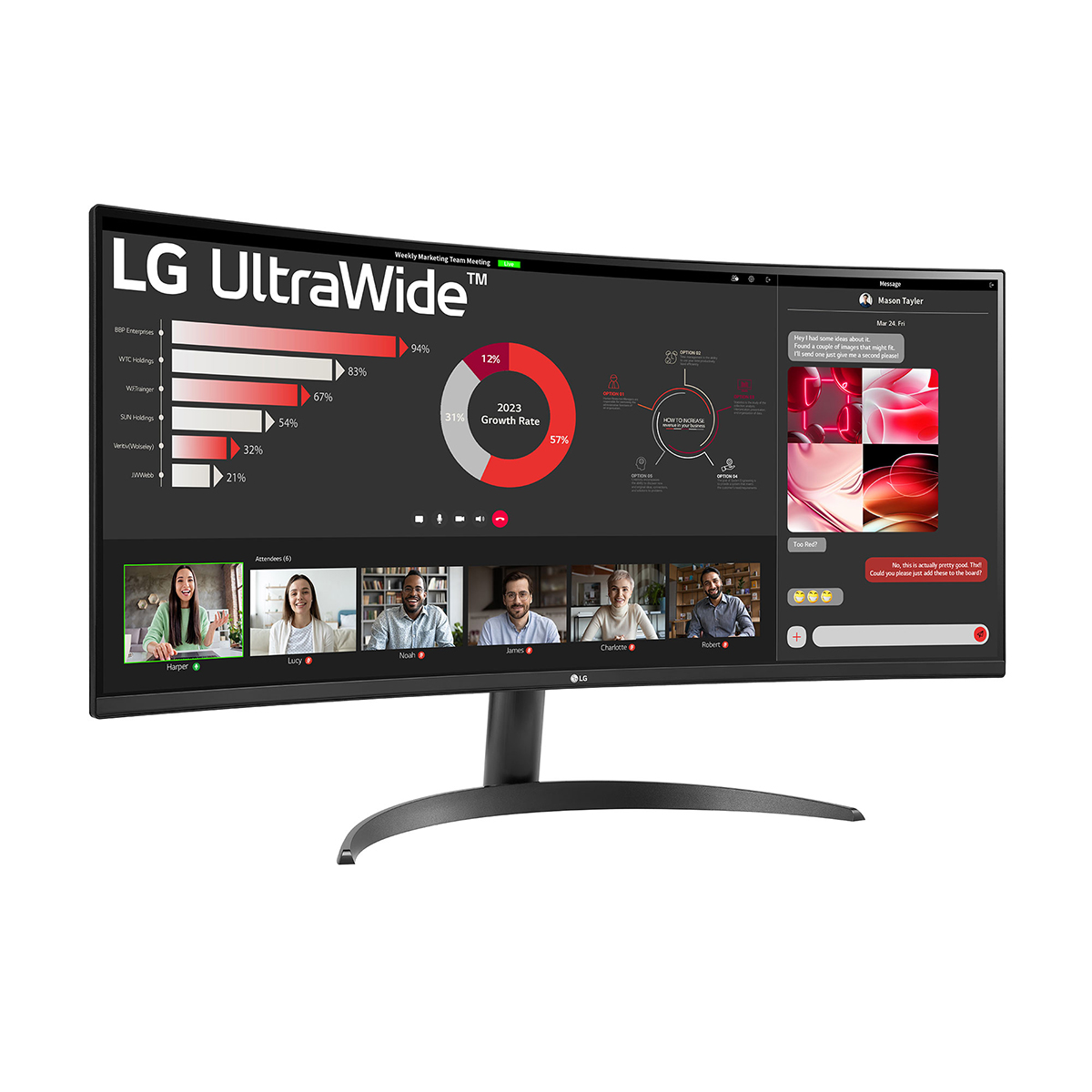 (넾다세일/36만)LG 울트라와이드 모니터 34WR50QK 86.4cm(34인치) 21:9 WQHD 34WR50QC 후속 - 상세 이미지 3