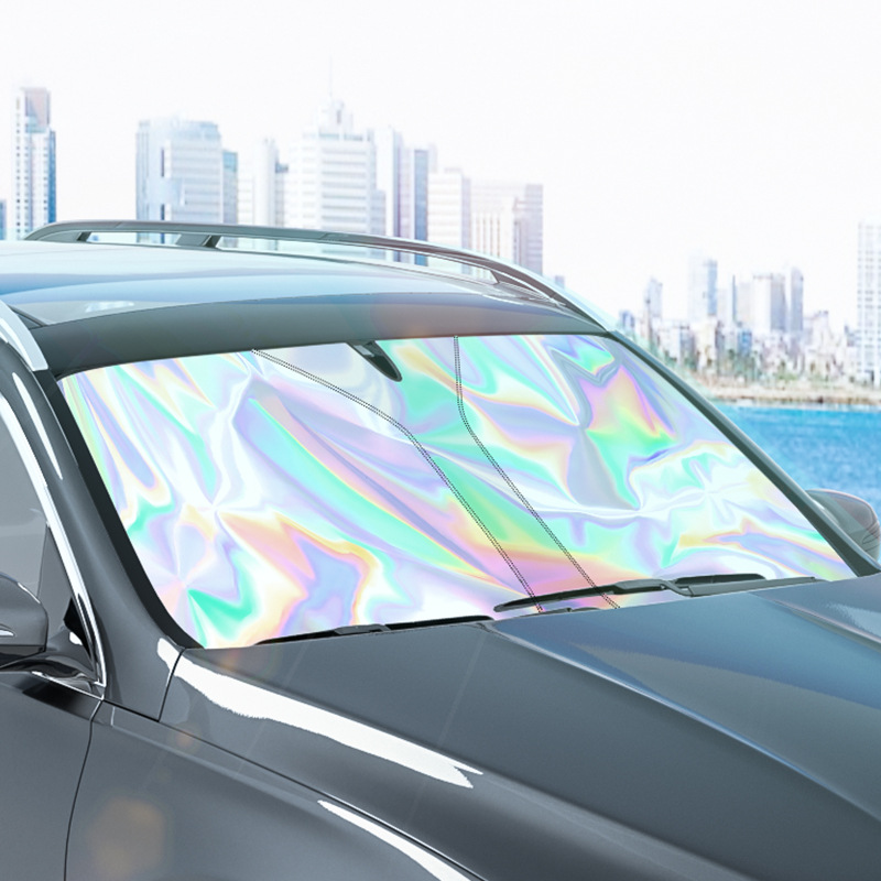 자동차 차량용 햇빛가리개 원터치 오로라 앞유리 차단 가림막 제네시스 아반떼 싼타페