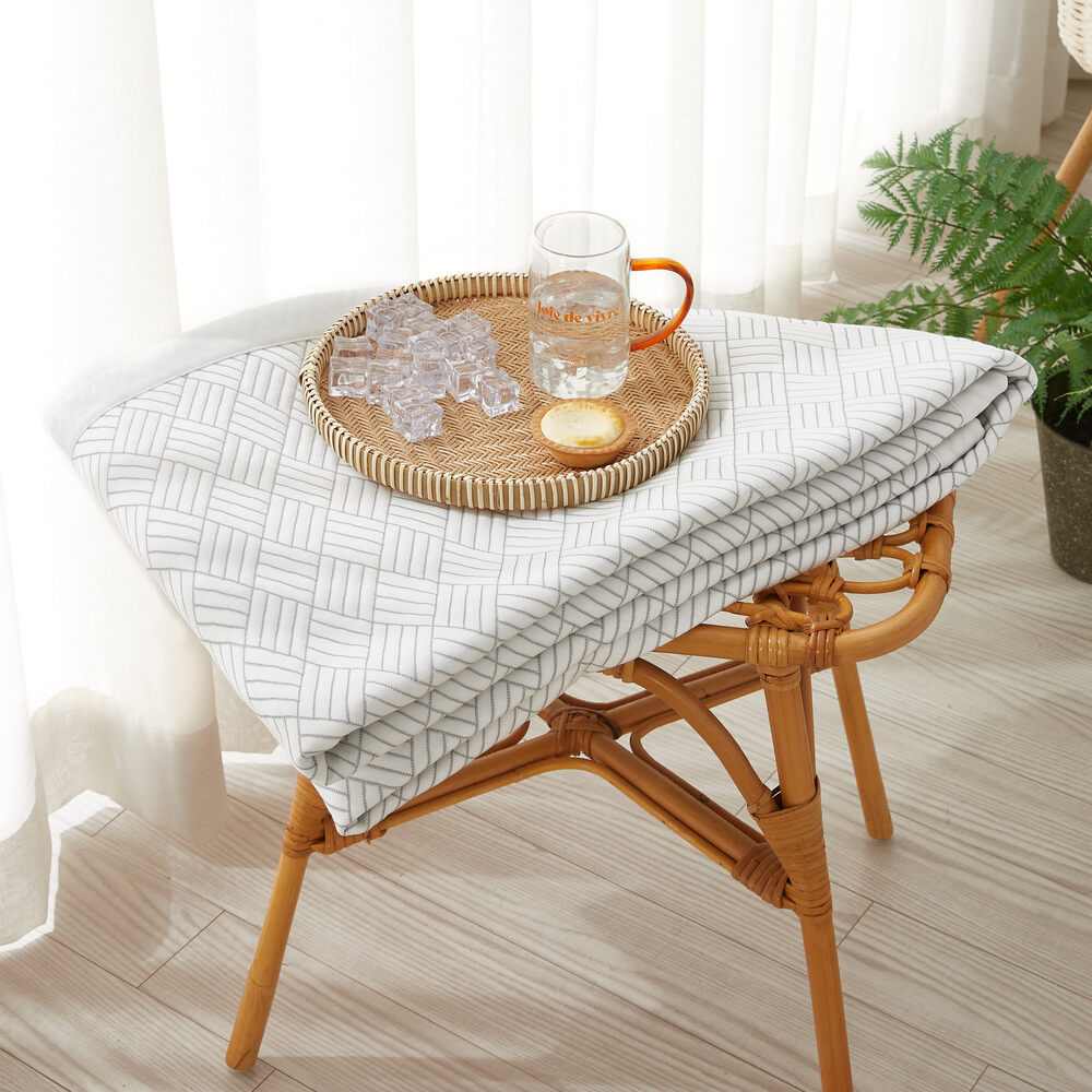 한일의료기 듀라론 100% 냉감패드 국산 휴비스 여름 침대 냉각 패드 고정밴드 SS