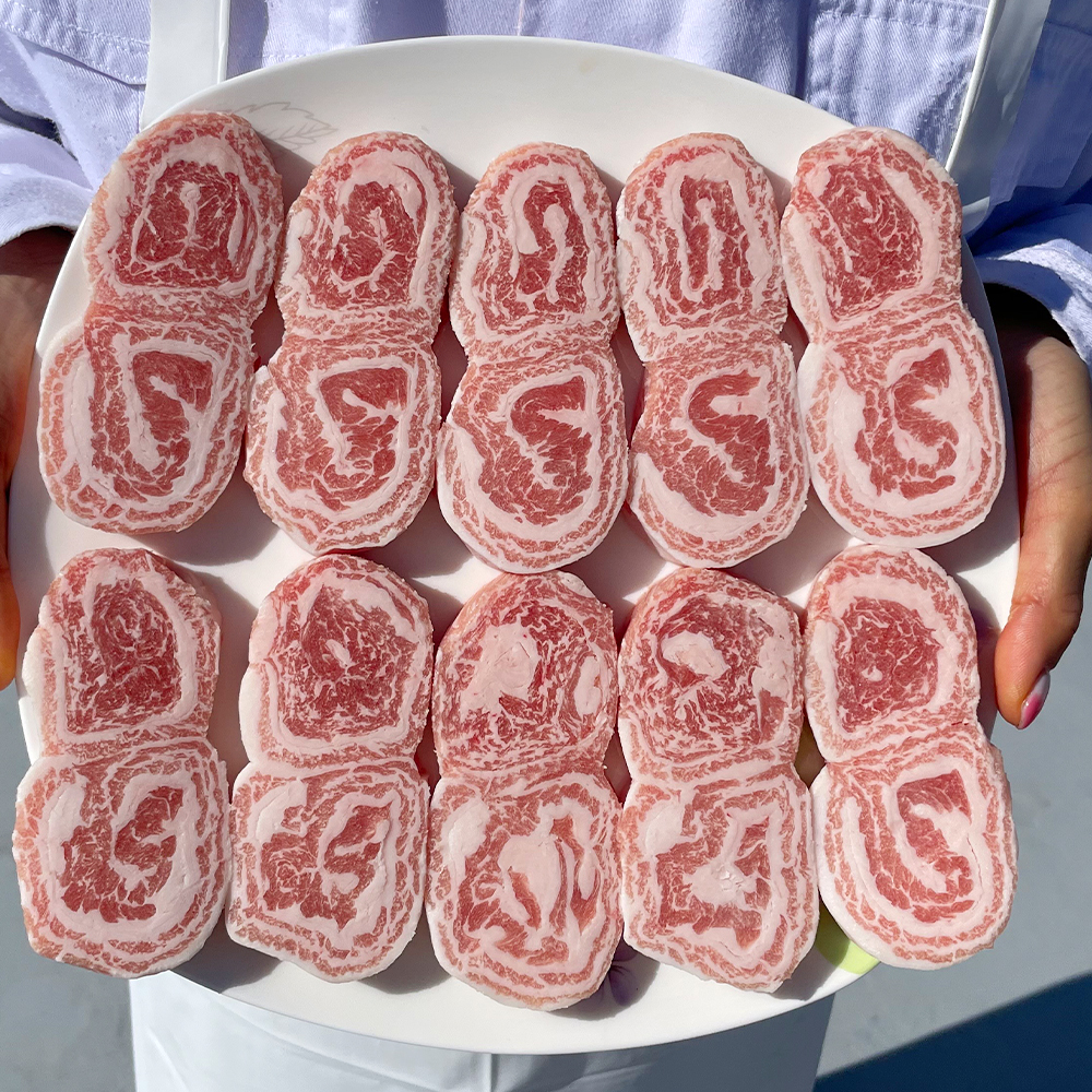 이베리코 돼지고기 특수부위 눈꽃살 통꽃살 200g 항정살 천겹살 삼겹살