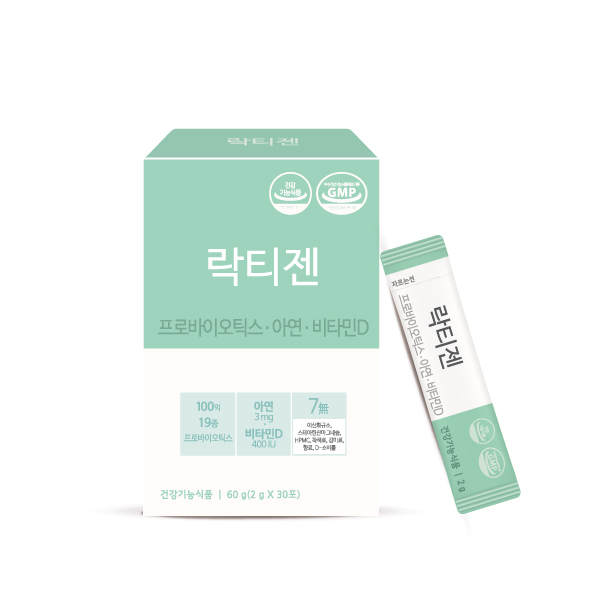 락티젠 프로바이오틱스 유산균 성인 임산부 어린이 온가족