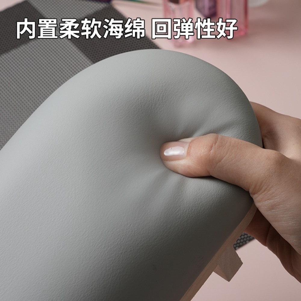 네일 손목받침대 팔 편안한 시술대 테이블 네일테이블 손목편한 원목 네일받침대 - 상세 이미지 2