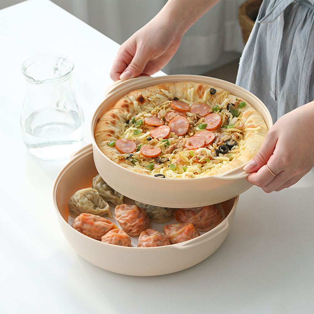 칸칸 쉽고 편한 전자레인지 만능 찜기 라면기 세트 계란찜 감자찜 강아지 화식 만들기 이미지 6