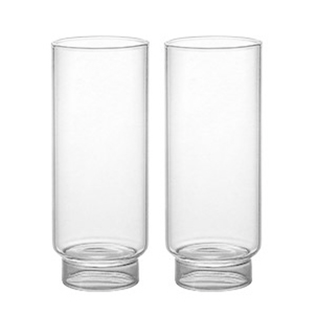[2잔] 일자컵 낮은굽 내열 아이스아메리카노 아인슈페너 플랫화이트 냉커피잔 500ml - 상세 이미지 4