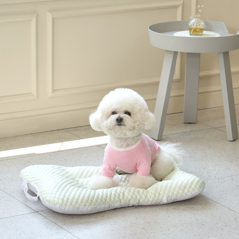 개과천선 여름 개모차용 쿨 퍼프 방석 강아지 애견 침대 고양이 쿠션 쿨매트 소형견 - 상세 이미지 2