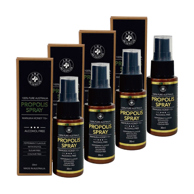 3병 구성 JNC 100% 호주산 프로폴리스 마누카꿀 15 플러스 스프레이 30ml 무색소 - 상세 이미지 4