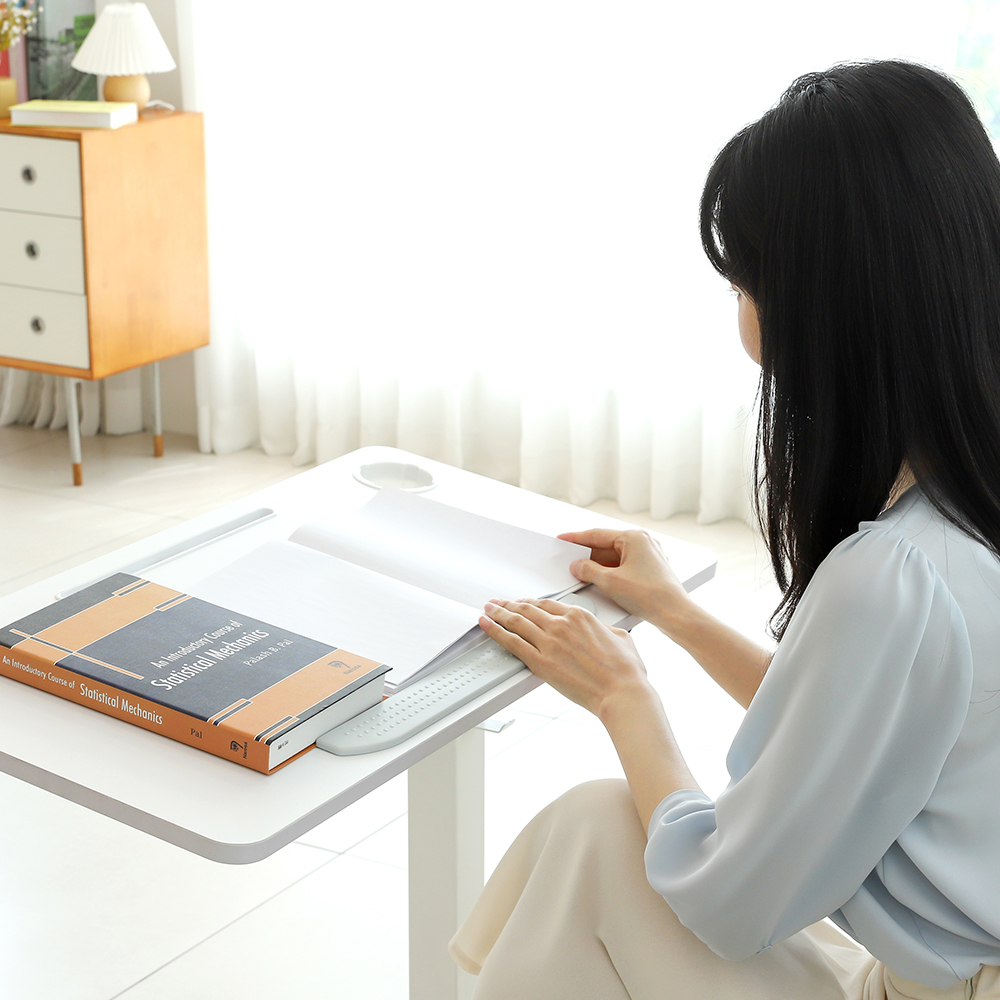 이동식 유압식 사이드테이블 각도조절 높이조절 소파 침대 거실 이동형 보조책상