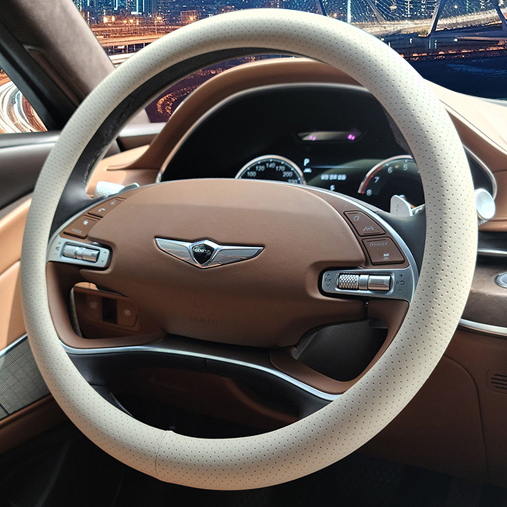 자동차 핸들커버 실리콘 가죽 논슬립 MADE IN KOREA - 앤드윅스 제품 이미지