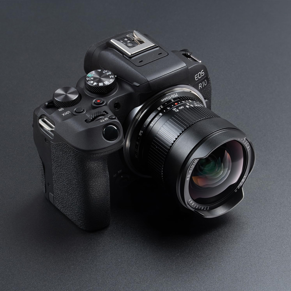 티티아티산 10mm F2 캐논 RF 마운트 블랙 APS-C 렌즈 이미지 8