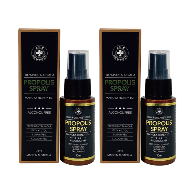 3병 구성 JNC 100% 호주산 프로폴리스 마누카꿀 15 플러스 스프레이 30ml 무색소 - 상세 이미지 2
