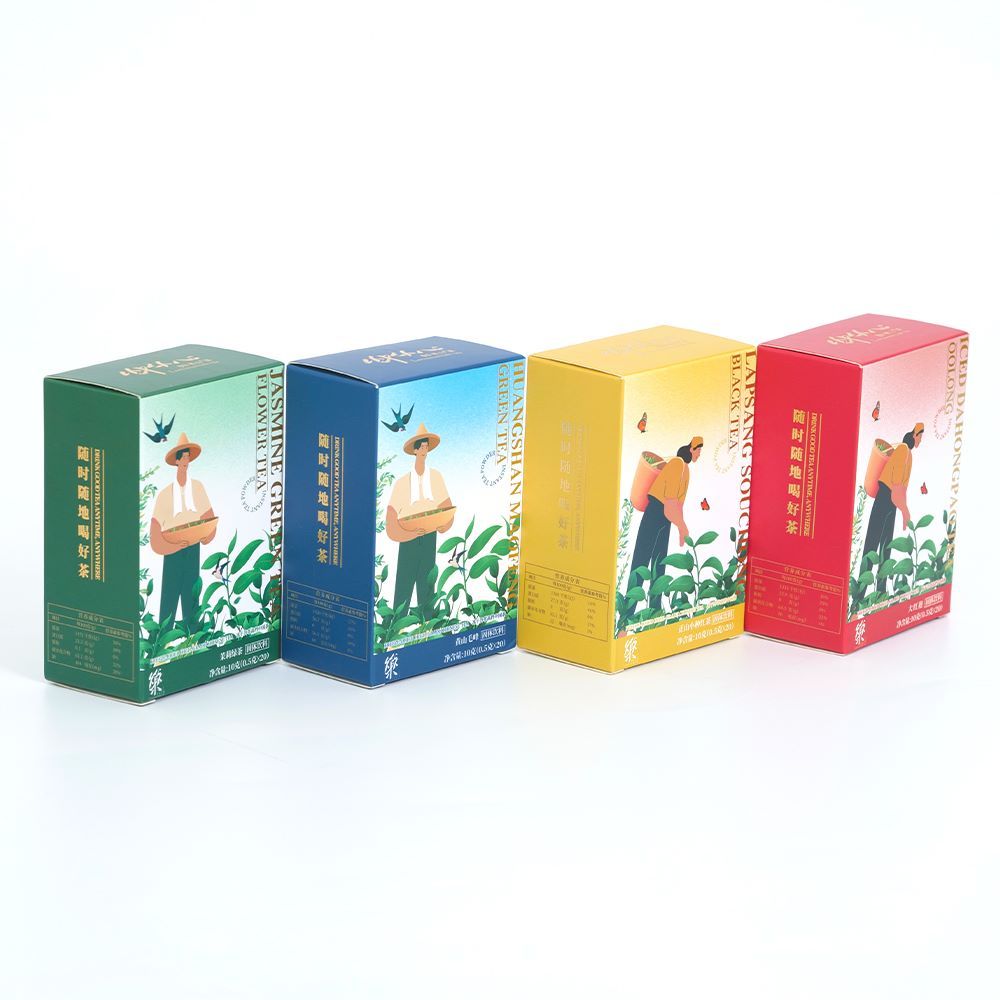 (해외직구z351)정산당 4가지맛 티 파우더 분말 스틱 컬렉션 40g - 상품 이미지