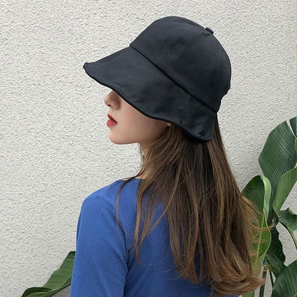 여성버킷햇 벙거지 휴양지 서핑 여름 챙 넓은 모자 나일론 보넷 - 상세 이미지 3