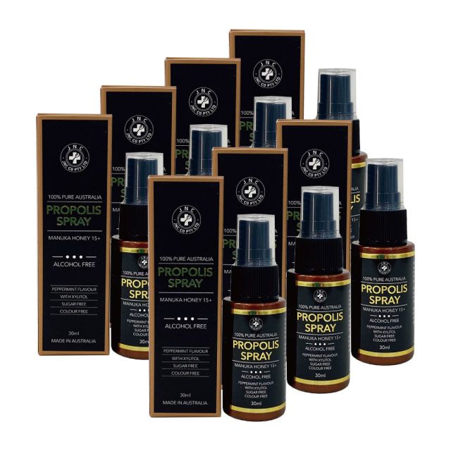 3병 구성 JNC 100% 호주산 프로폴리스 마누카꿀 15 플러스 스프레이 30ml 무색소 이미지 7