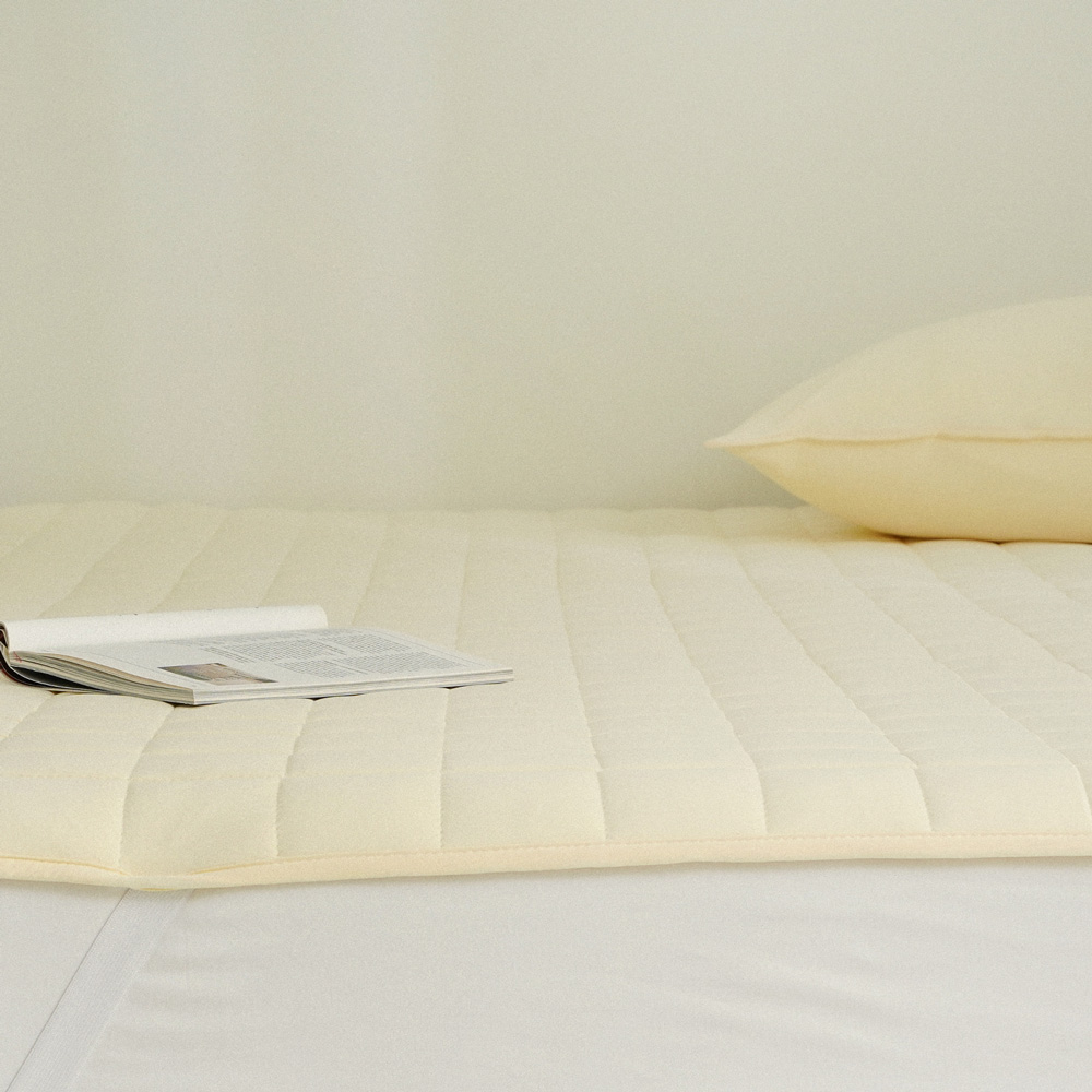 누비지오 아이스몽글 냉감 고정밴드 여름침대패드 SS