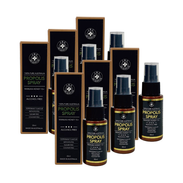 3병 구성 JNC 100% 호주산 프로폴리스 마누카꿀 15 플러스 스프레이 30ml 무색소 이미지 6