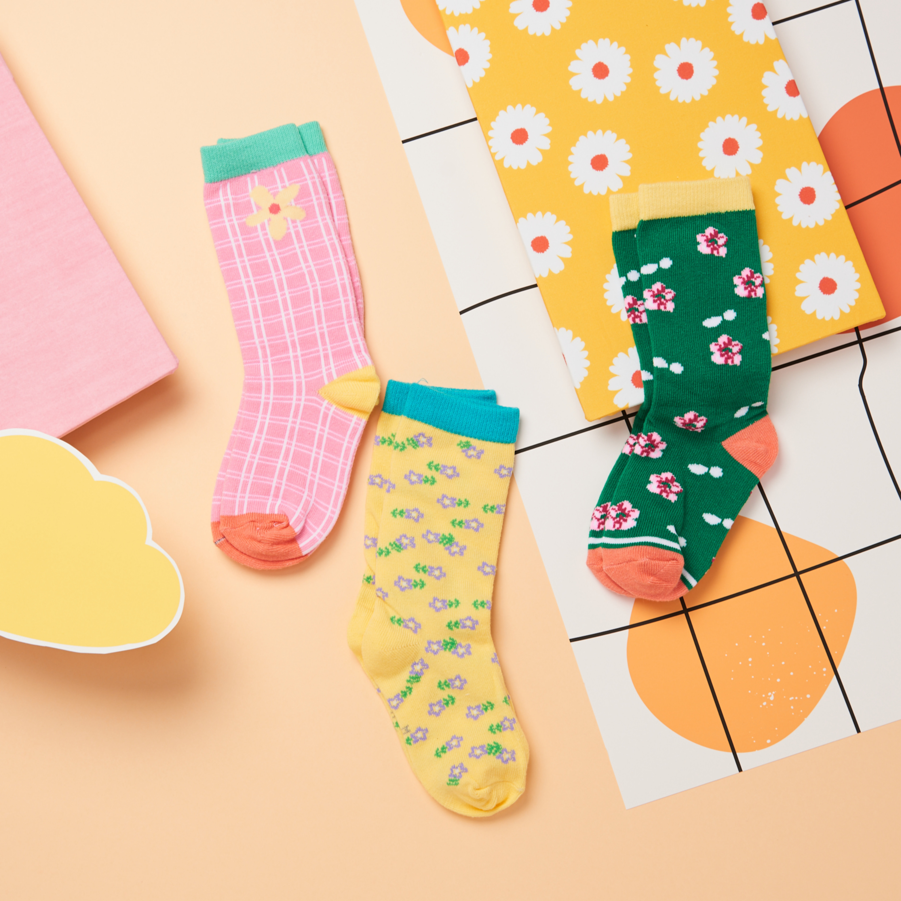 유아 패션 양말 세트 아기 니삭스 여아 아동 어린이 미끄럼방지 생일 선물 가을 겨울