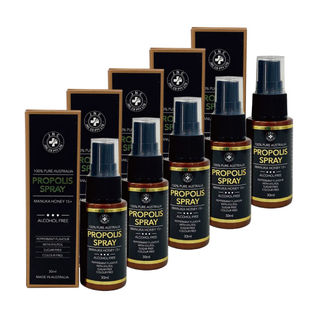 3병 구성 JNC 100% 호주산 프로폴리스 마누카꿀 15 플러스 스프레이 30ml 무색소 - 상세 이미지 5