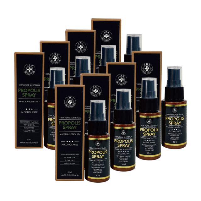 3병 구성 JNC 100% 호주산 프로폴리스 마누카꿀 15 플러스 스프레이 30ml 무색소 이미지 8