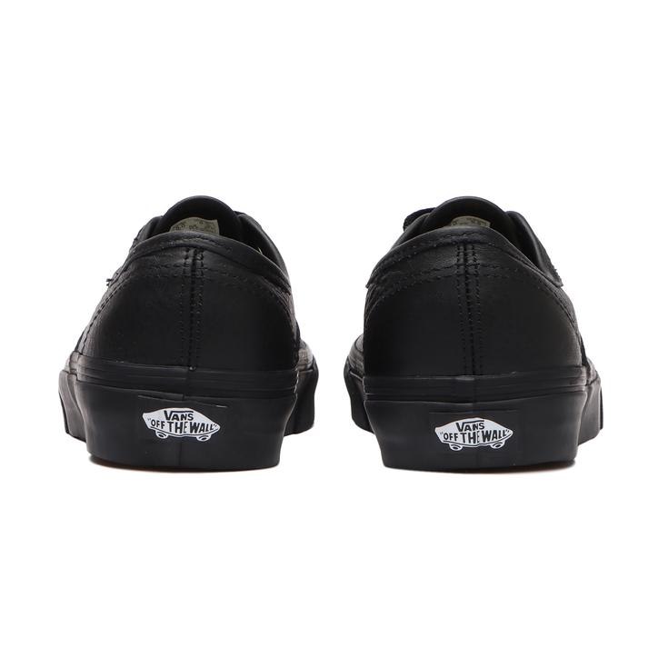 반스 VANS 어센틱 가죽 레더 남성 여성 스니커즈 운동화 VN000JRAL3B 블랙 - 상세 이미지 3