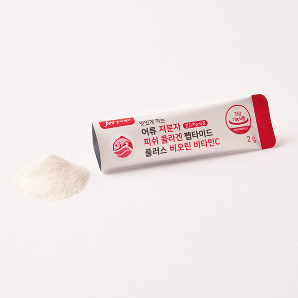 JW중외제약 먹는 어류 저분자 피쉬 콜라겐 펩타이드 비오틴 비타민C 30포, 4개 - 상세 이미지 4
