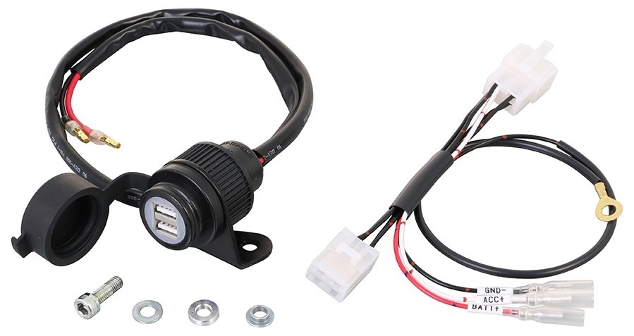 키타코 Kitaco 오토바이 슈퍼 커브 USB 전원 공급 키트 80-757-11530 - 메인 이미지