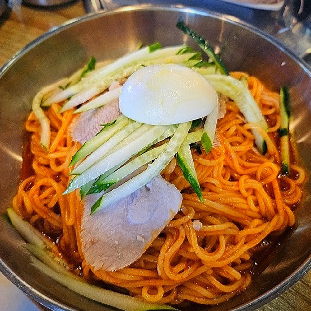 [제주맛집]제주 산방식당 냉밀면 2인세트 / 가정식 물밀냉면 비빔밀면 : 맛있는콘서트