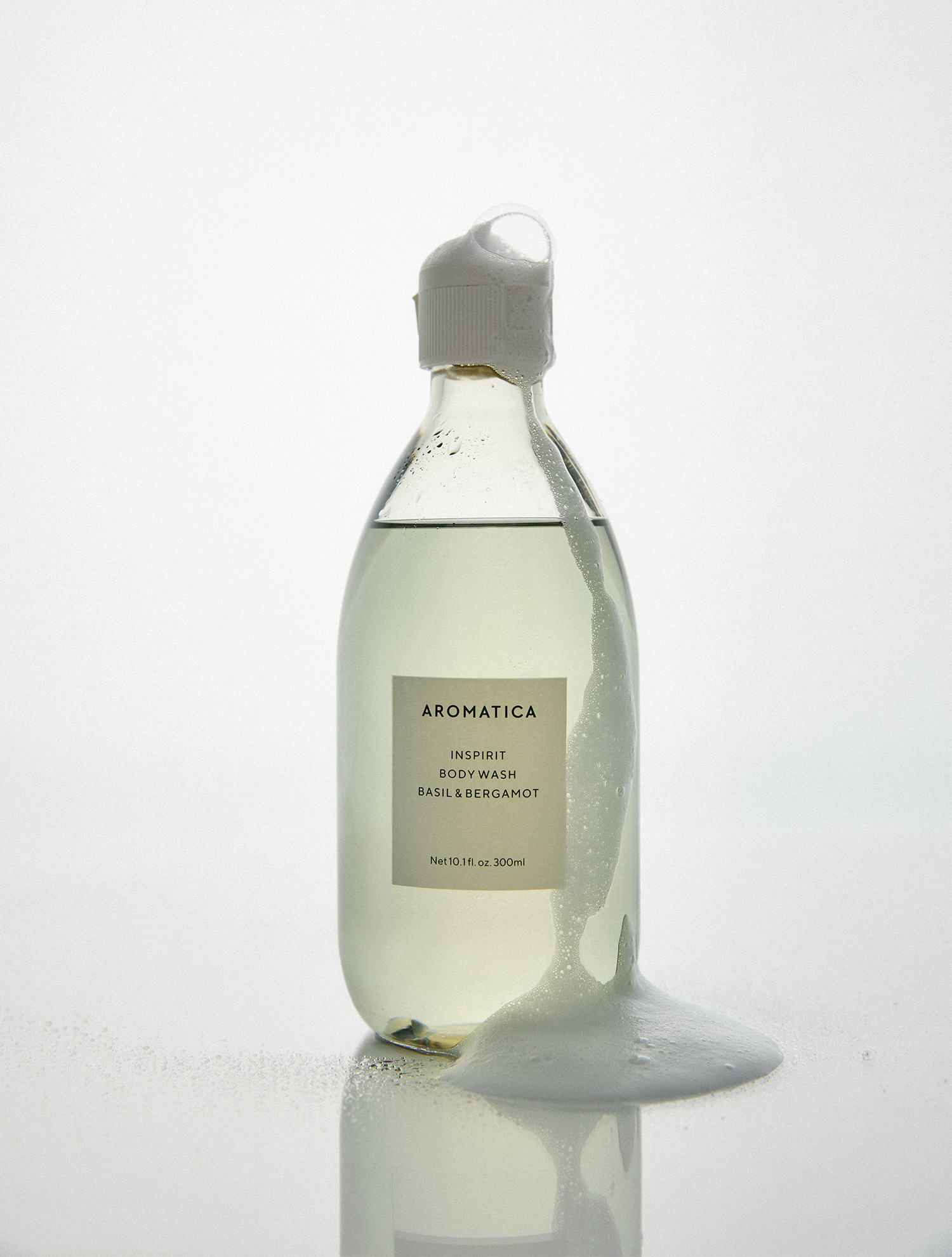 아로마티카 인스피릿 바디 워시 바질 앤 버가못 300ML & 바디 미스트 2종 세트 - 상세 이미지 3