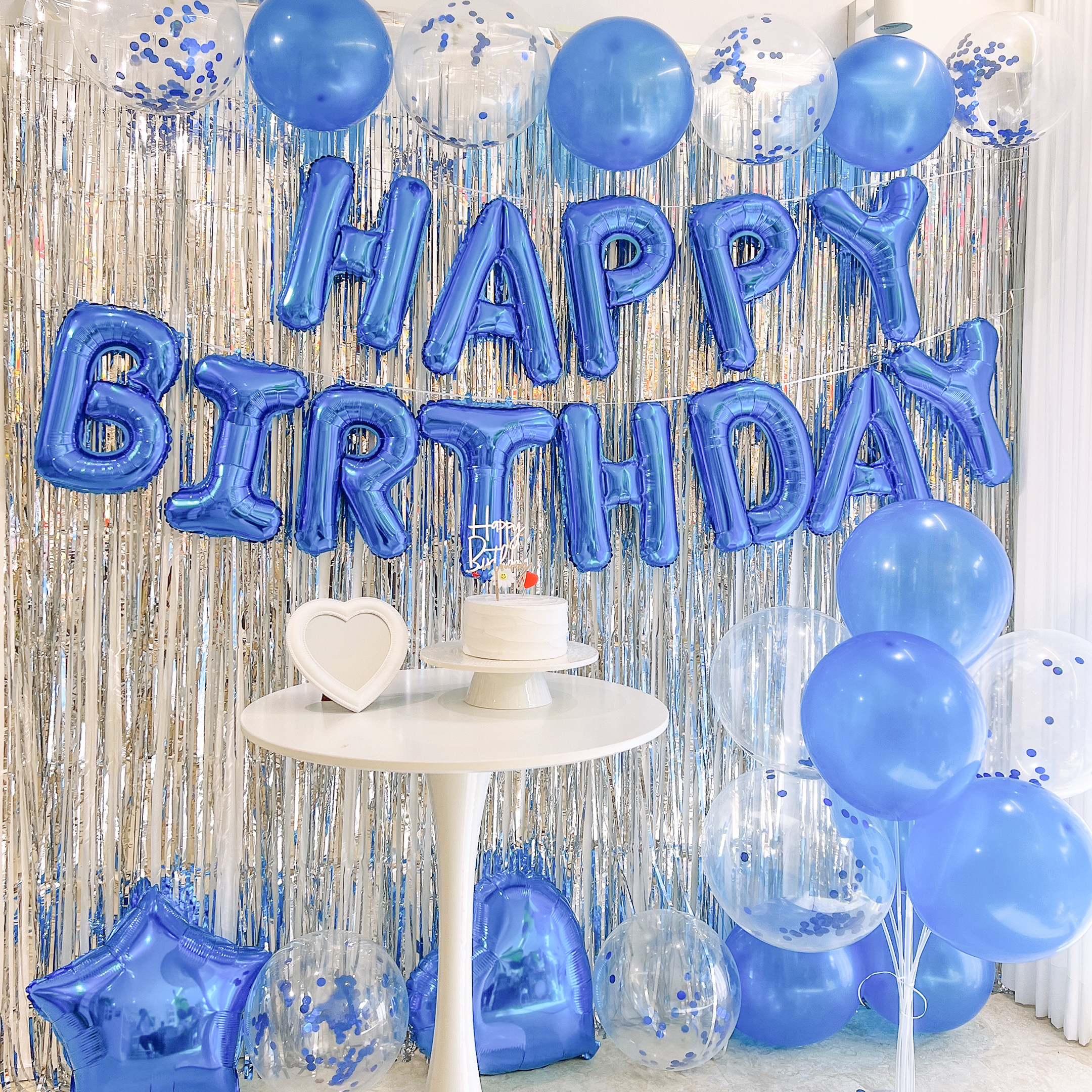 생일파티용품 생일가랜드 축하 현수막 포스터 스마일