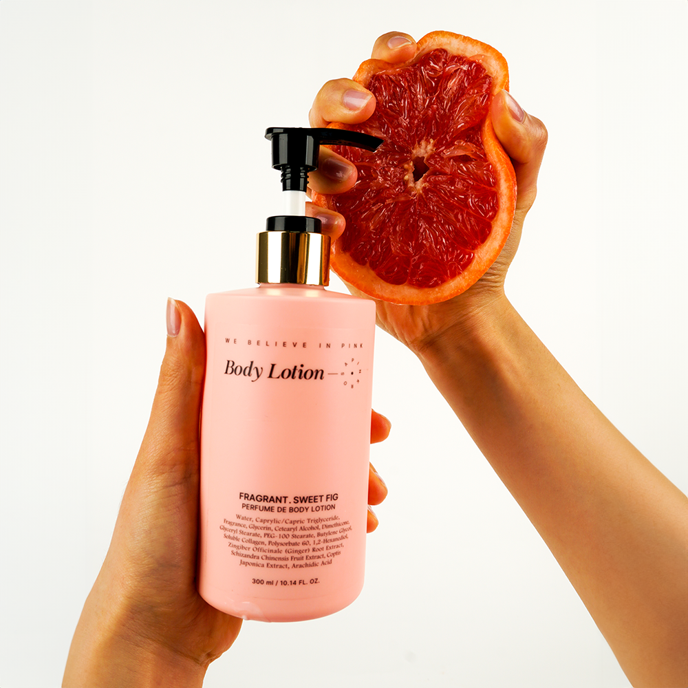 핑크로사 퍼퓸 바디로션 고보습 생과일향 레드플레이버(자몽), 300ml, 1개 - 상세 이미지 4