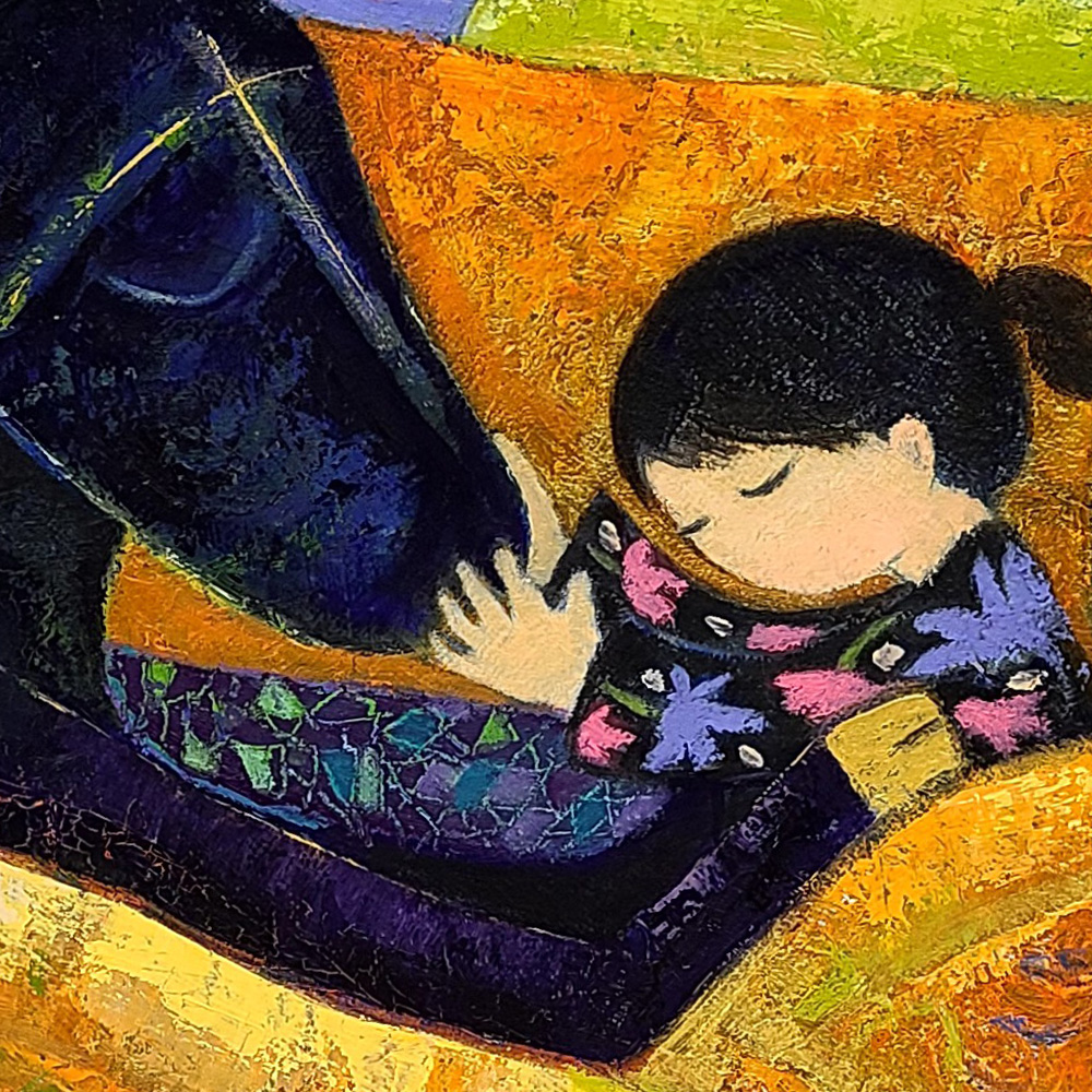아트앤샵 미술작품 정서하 원작 우주만큼 사랑해 현대미술 그림액자 - 상세 이미지 2