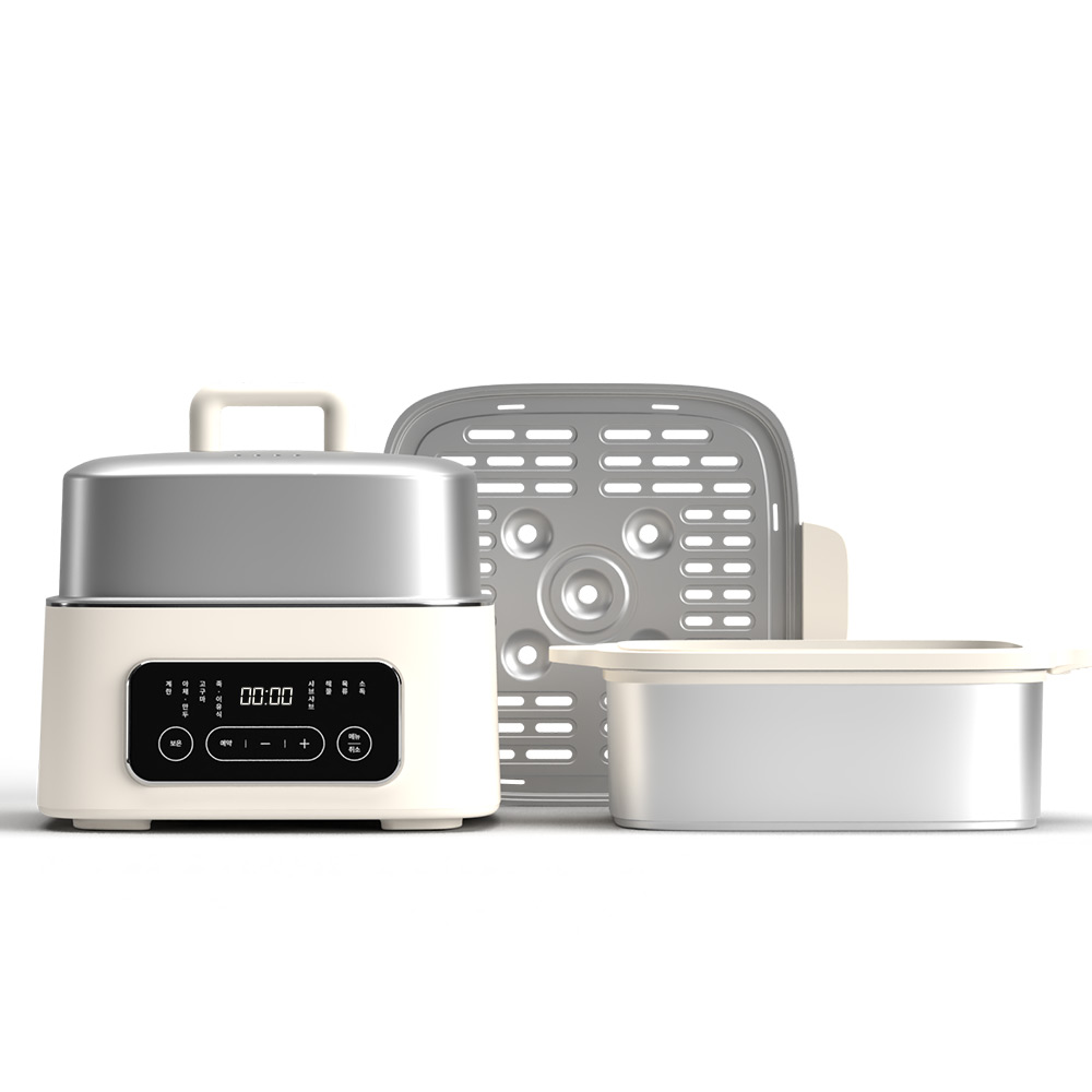 보아르 다이닝 스텐 만능 전기 찜기 스팀 고구마 만두 계란 호빵 달걀 삶는기계