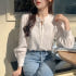 아르엘 아방 퍼프 타이 블라우스 bs7906 착용 후기 | 사이즈/핏 총정리 썸네일