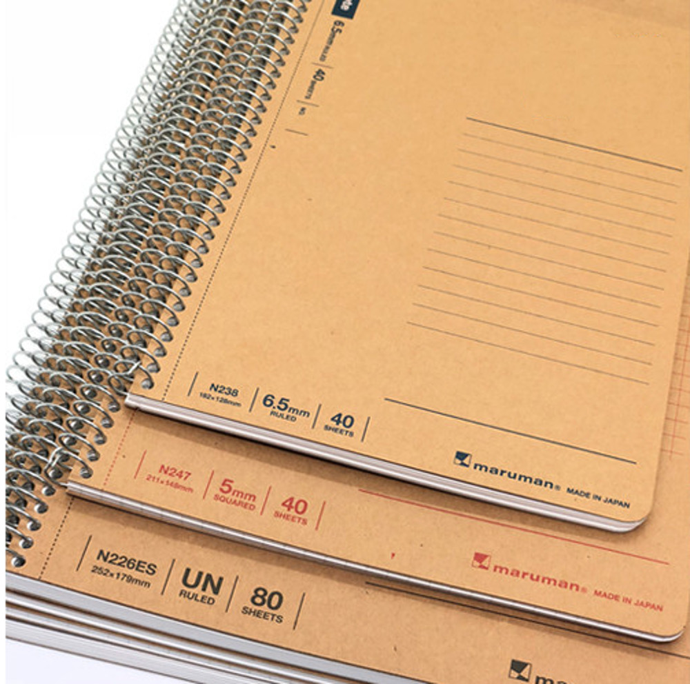 마루망 스파이럴 노트 A5 무지 maruman spiral note - 상세 이미지 2
