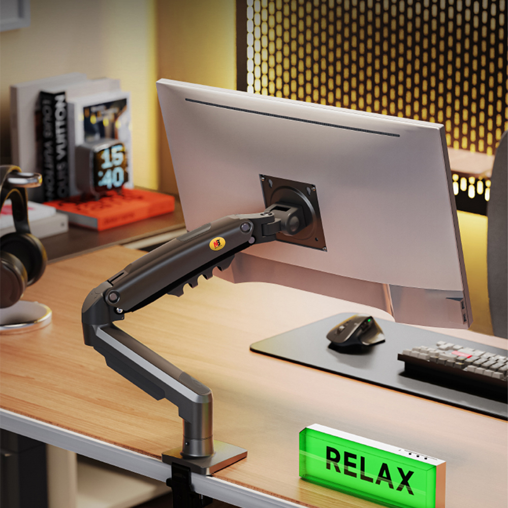 노스바유 NB F80 싱글 모니터암 거치대