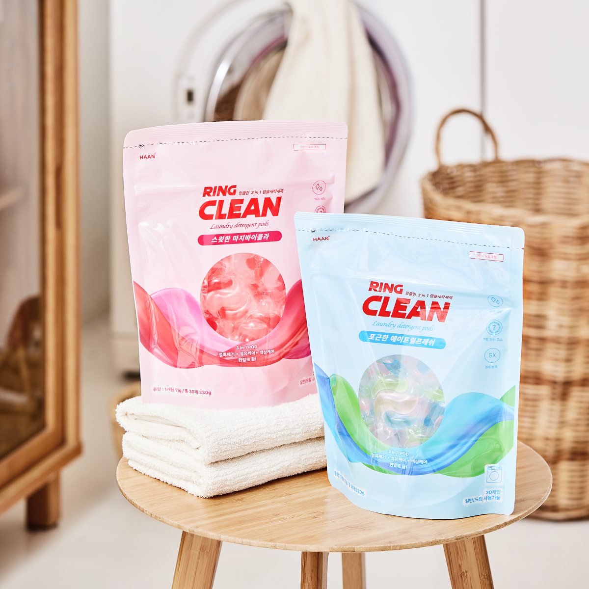 한경희 3in1 링클린 고농축 세탁 캡슐세제 30개입 - 상세 이미지 4