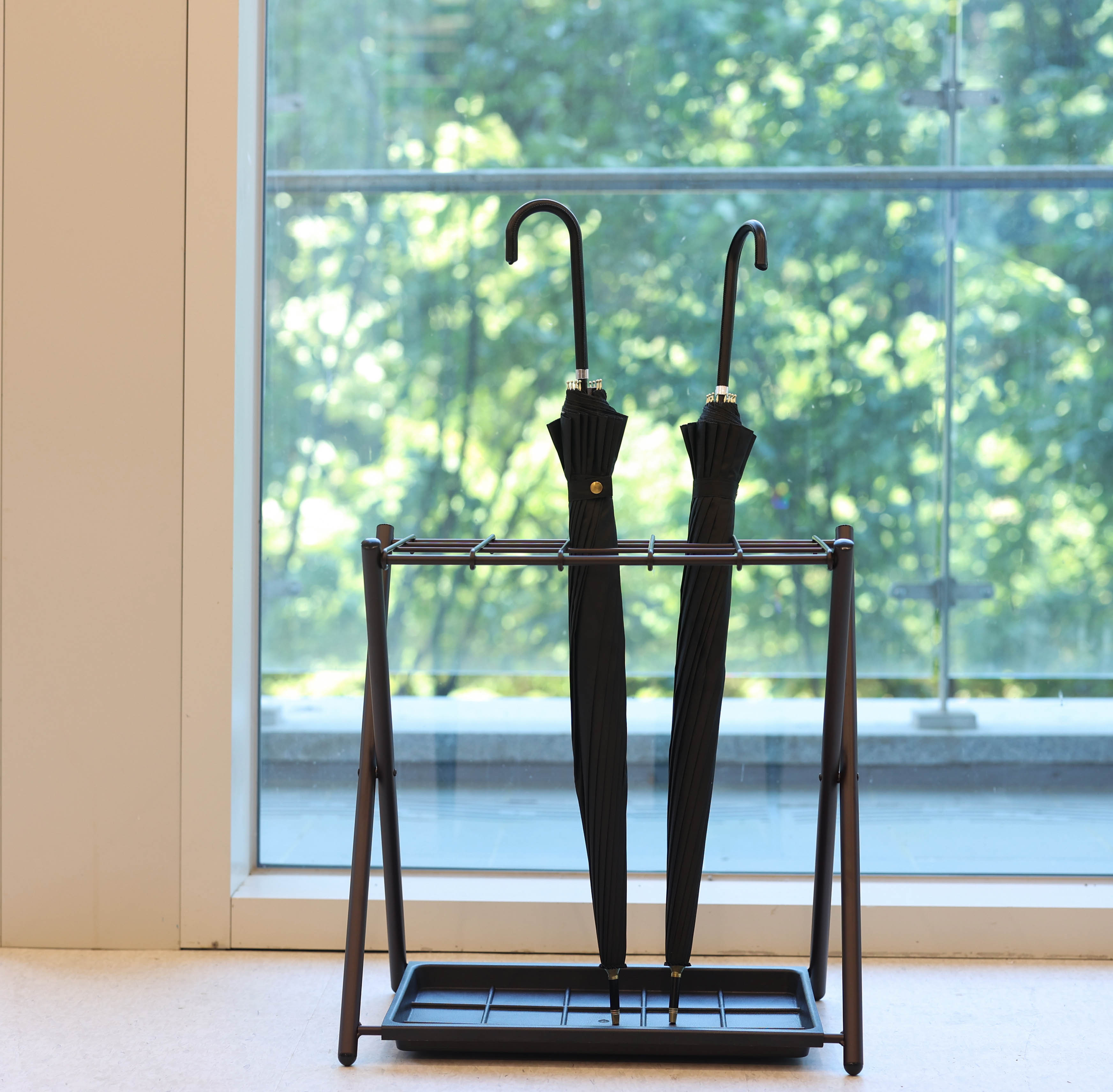 모던 스틸 접이식 15구 카페 인테리어 우산꽂이