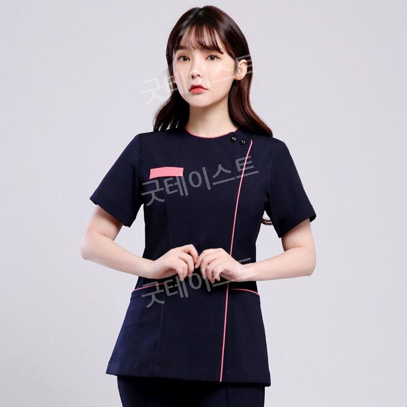 미용실 마사지샵 뷰티샵 반영구 근무복 유니폼 에스테틱 미용사 치과 약국 간호사 - 상세 이미지 3