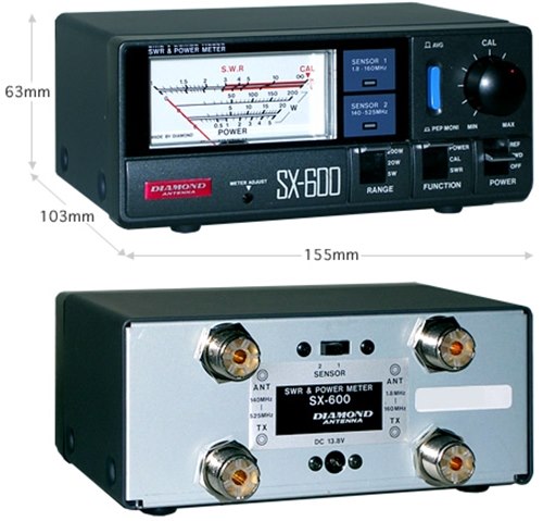 다이아몬드 전력계 측정기 Power Meter 통과형 SWR 파워미터 SX-600 - 상세 이미지 2