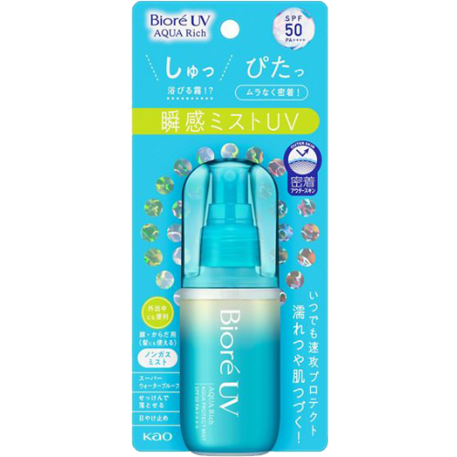 비오레 UV 아쿠아리치 아쿠아 프로텍트 미스트 선크림 60ml - 상품 이미지