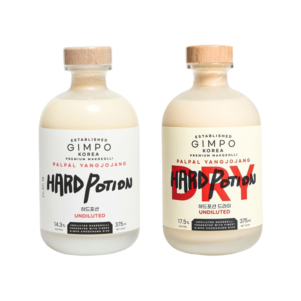 [하드포션 세트] 하드포션 14.3도+하드포션 드라이 17.5도 팔팔양조장