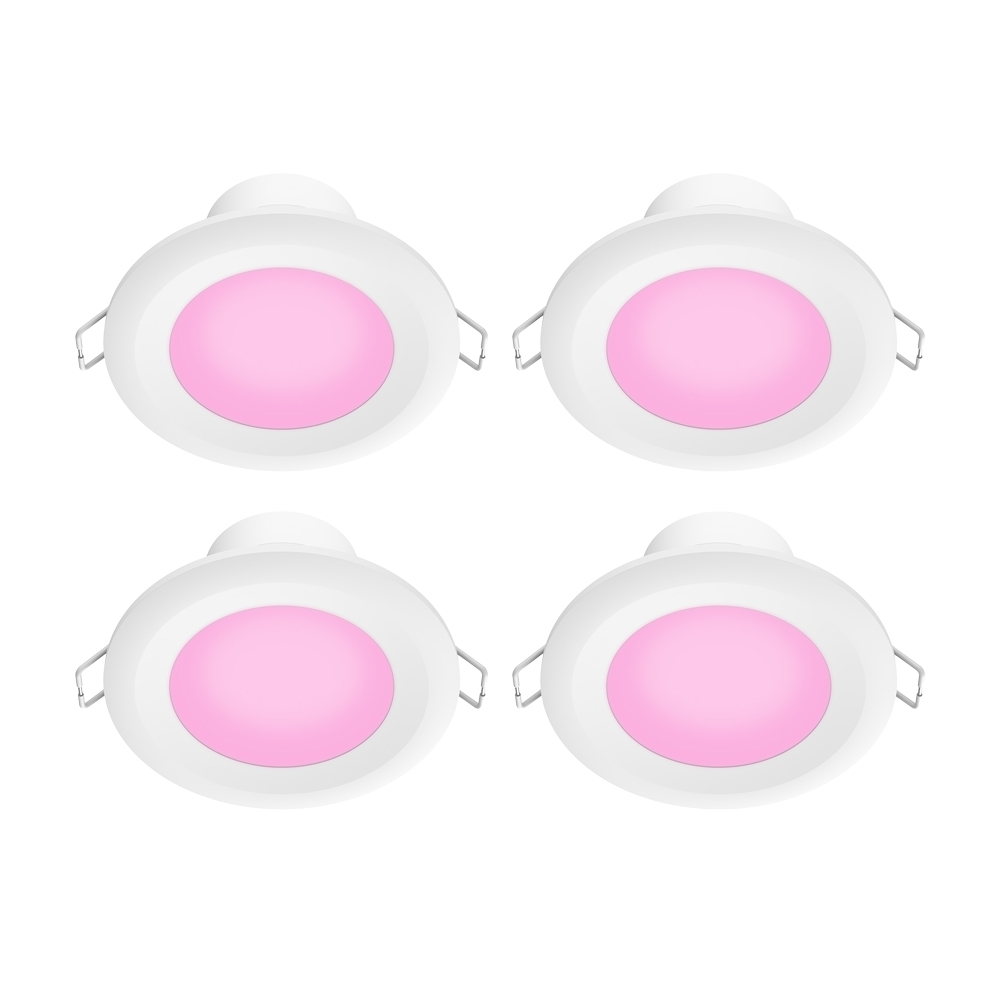 필립스 휴 아카리 컬러 LED 다운라이트 90mm 4팩