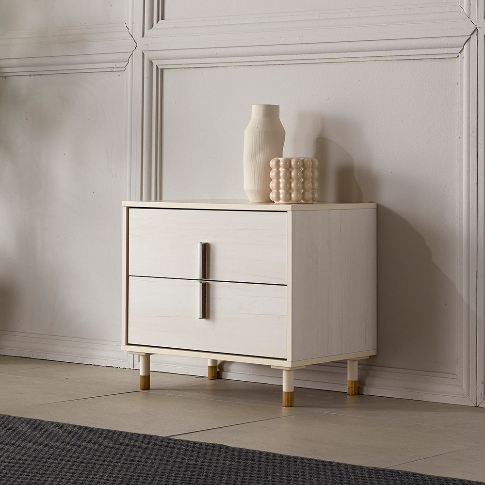 장인가구 에센 2단 서랍 TV 빈 다이 높은 거실장 1800