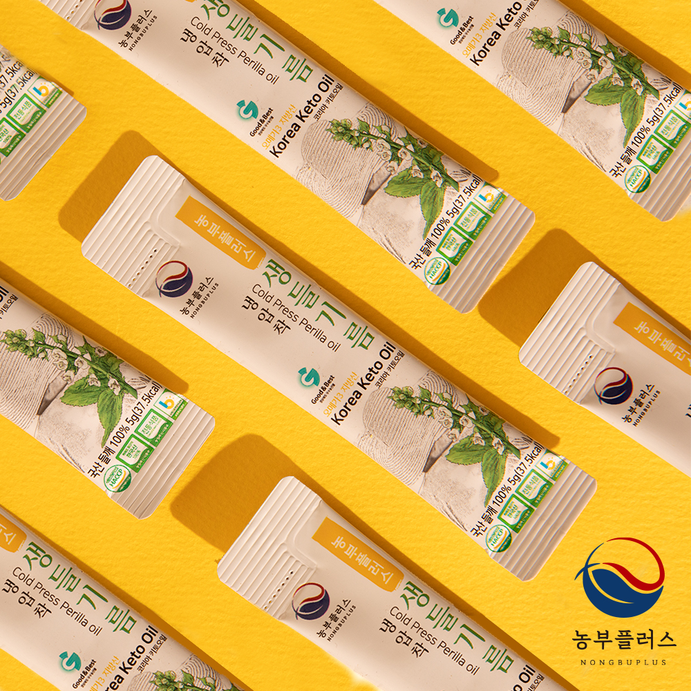 농부플러스 국산 냉압착 생들기름 스틱 ( 5g x 10개입 )