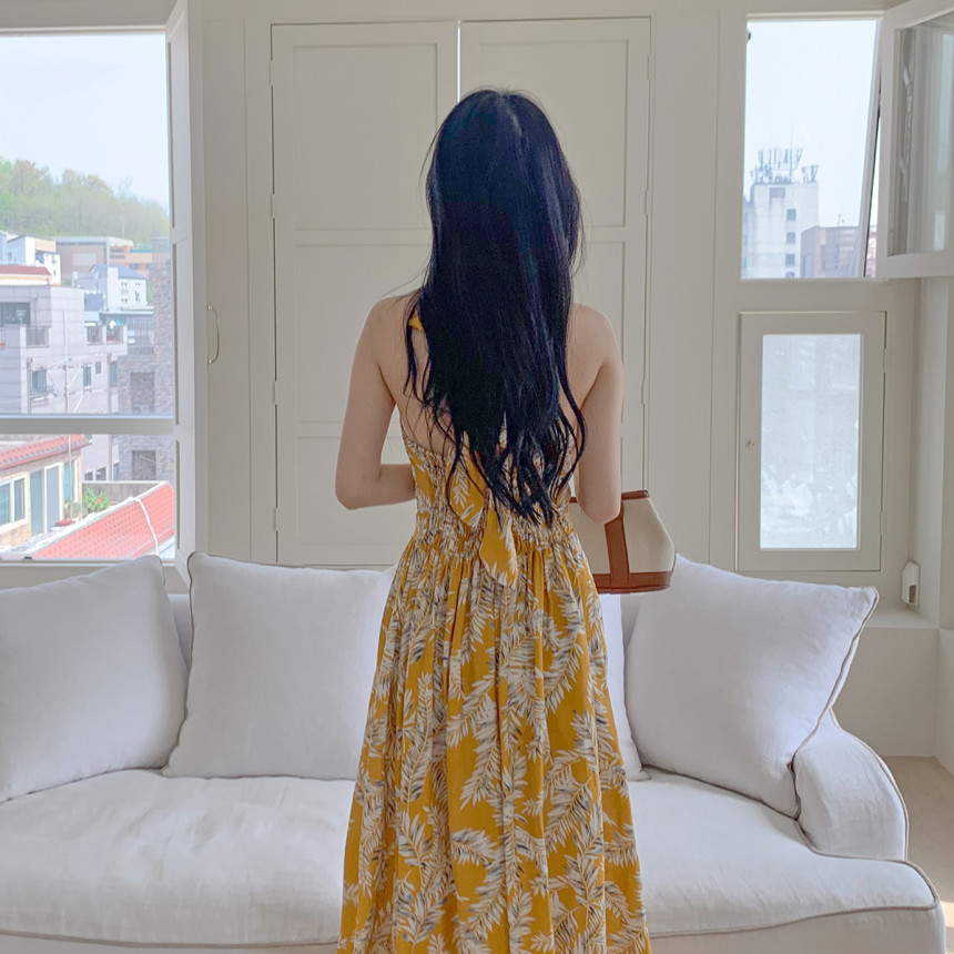 [꼬낄] 옐로우 플라워 하와이안 가족여행룩, 바캉스 야자수원피스,휴양지여름옷,빅사이즈 가족룩 상세 이미지 26