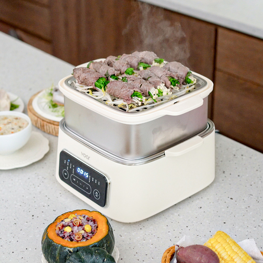 보아르 다이닝 스텐 만능 전기 찜기 스팀 고구마 만두 계란 호빵 달걀 삶는기계