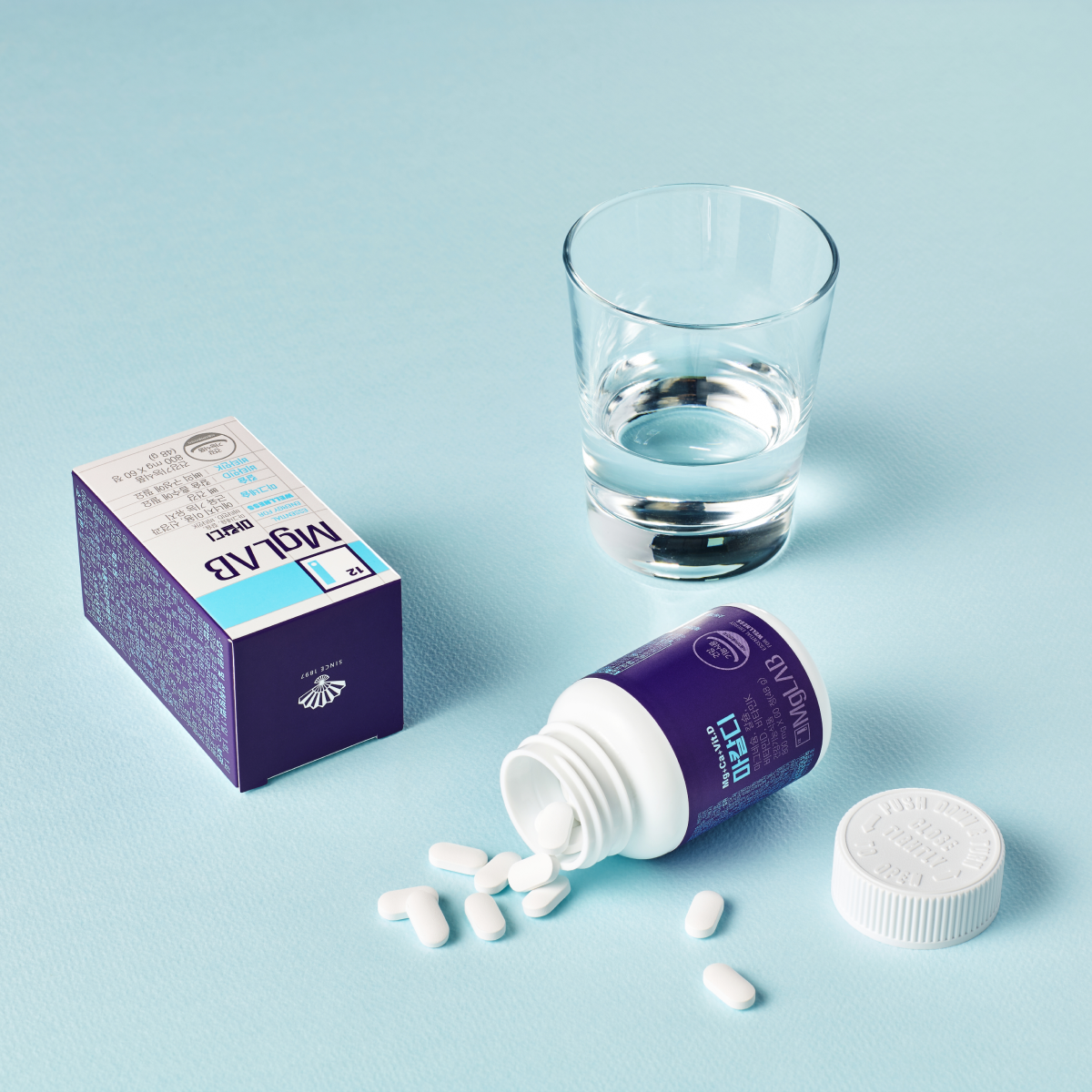 [편안활효소5포증정] 마그랩 마칼디 마그네슘, 칼슘, 비타민D, 비타민K 칼마디 60정, 3개 이미지 2