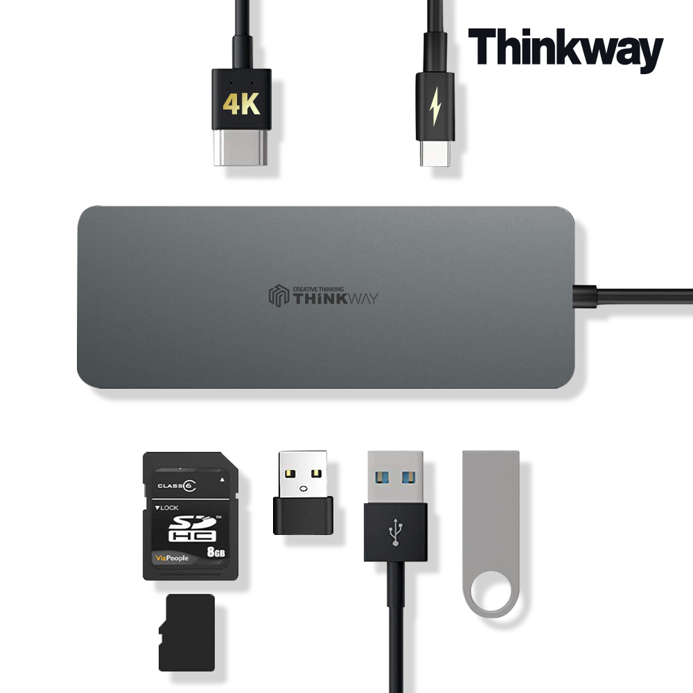씽크웨이 Core D34 7in1 HDMI 멀티포트 허브 - 상세 이미지 5