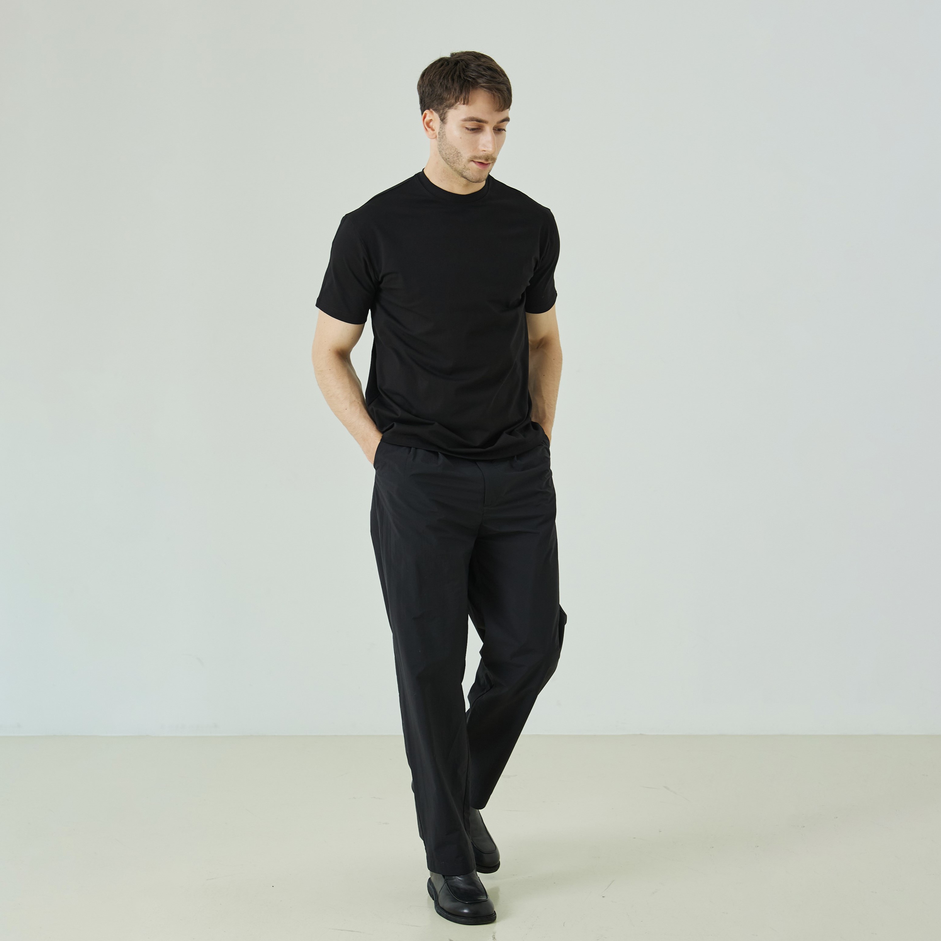 에르비노 나일론 핀턱 팬츠 - 상세 이미지 3