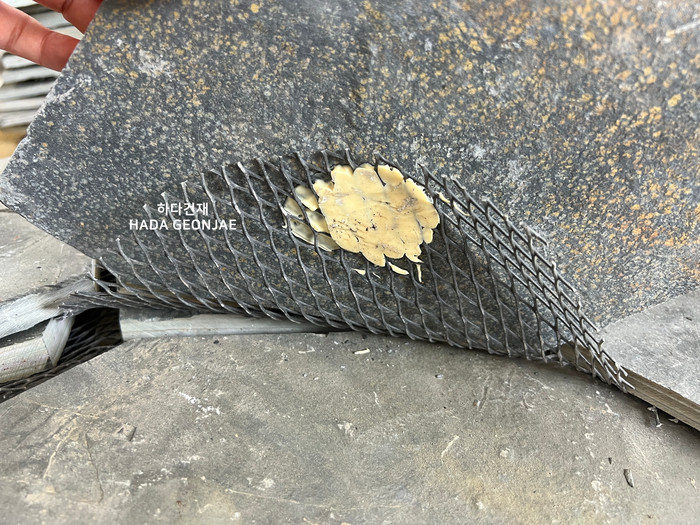 판암망바닥재 판석바닥타일 단일색상 / 하다건재
